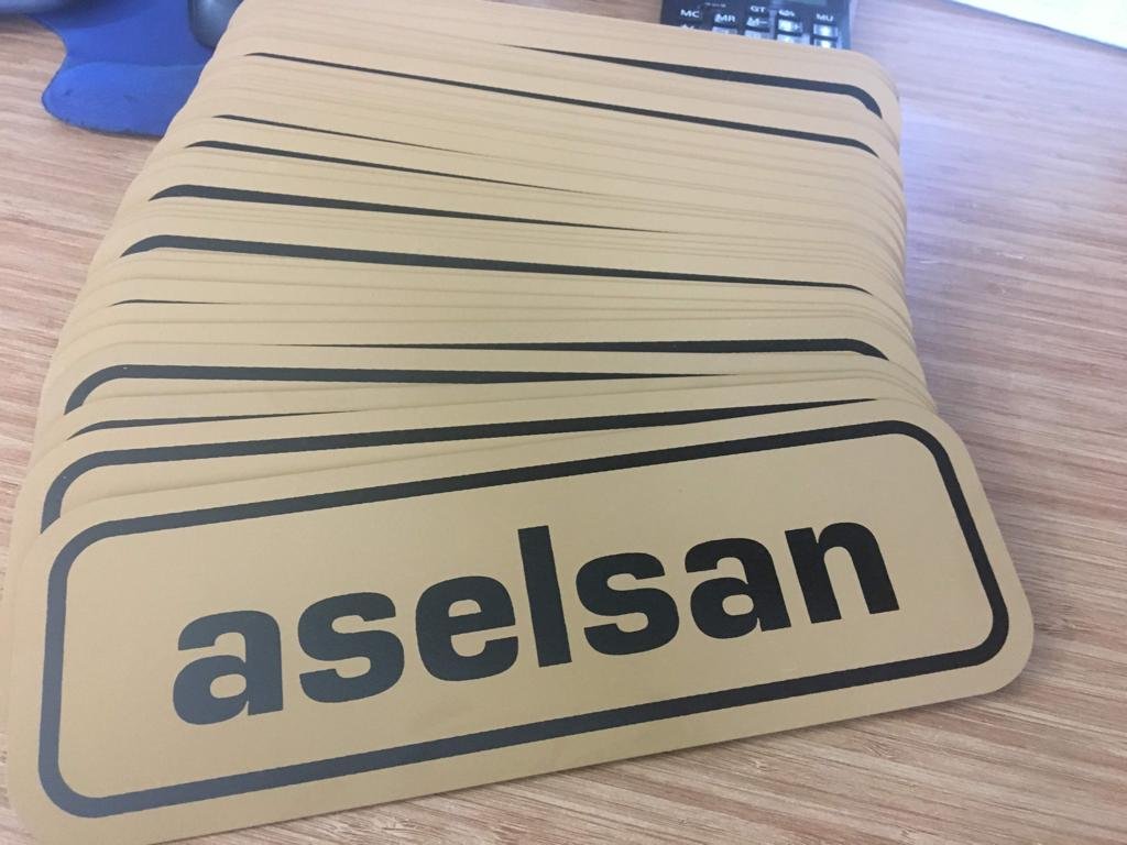Alüminyum Eloksal Lazer Etiket (Görsel #36 - 1. Sıra) - Balıkesir Paslanmaz Etiket İmalatı