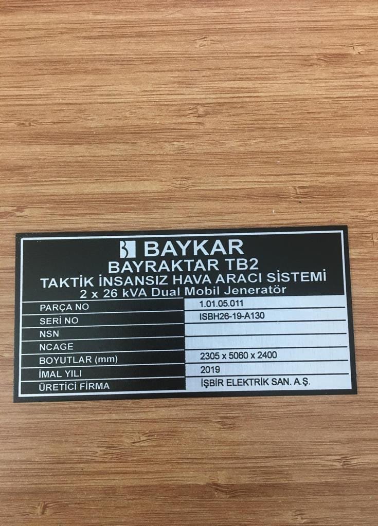 316L Paslanmaz Asit İndirme Plaka Künyesi (Görsel #16) - Balıkesir Paslanmaz Etiket İmalatı